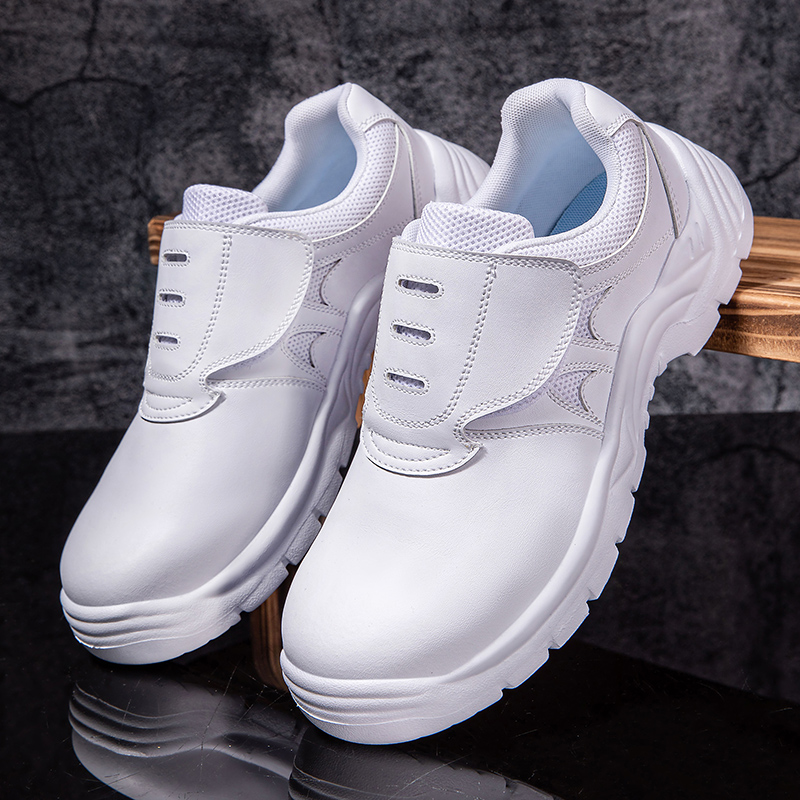 Men Shoes White Colour - big size men fashion steel toe