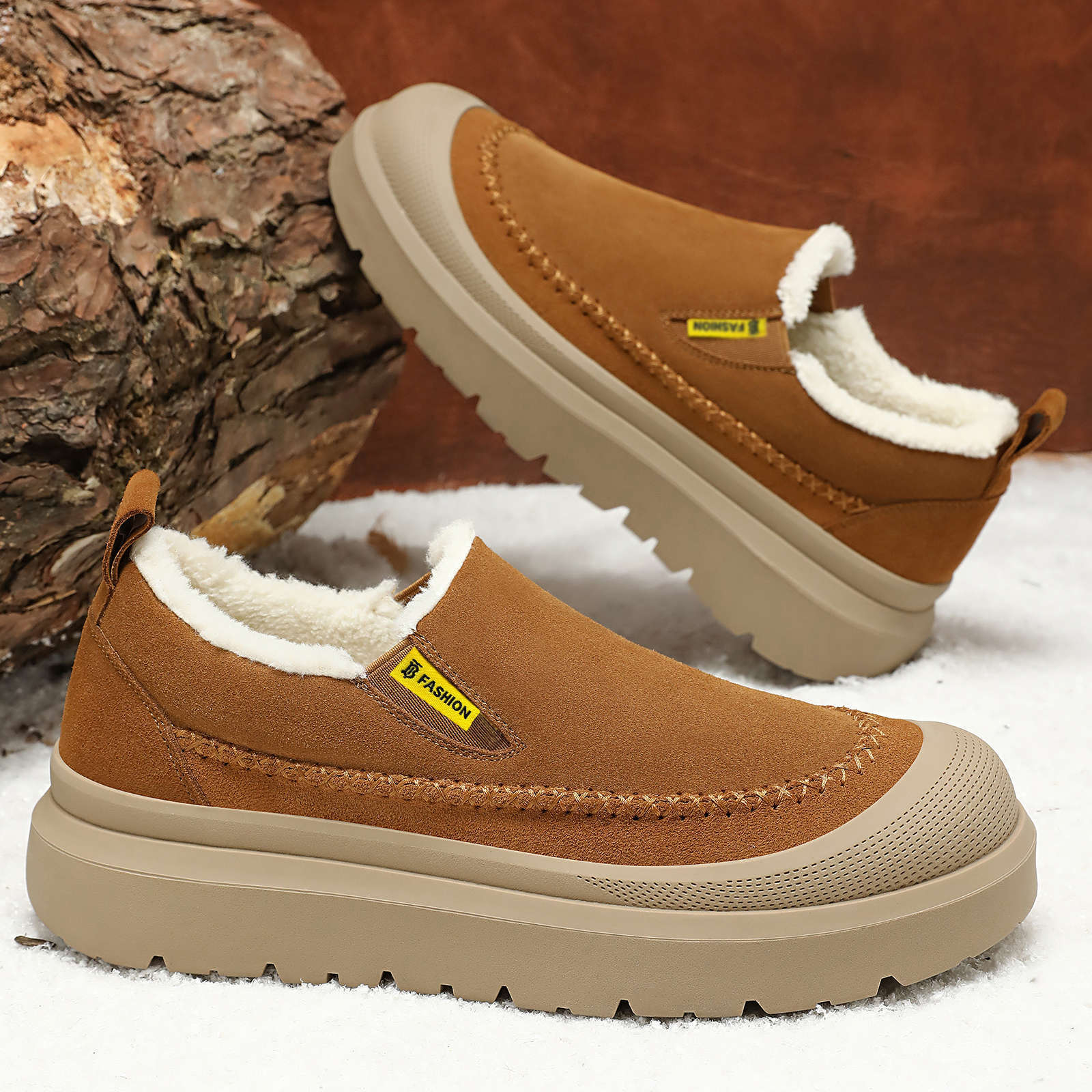 Men'S Shoes To Increase Height - Winter Men's Ankle Boots Thick Soled