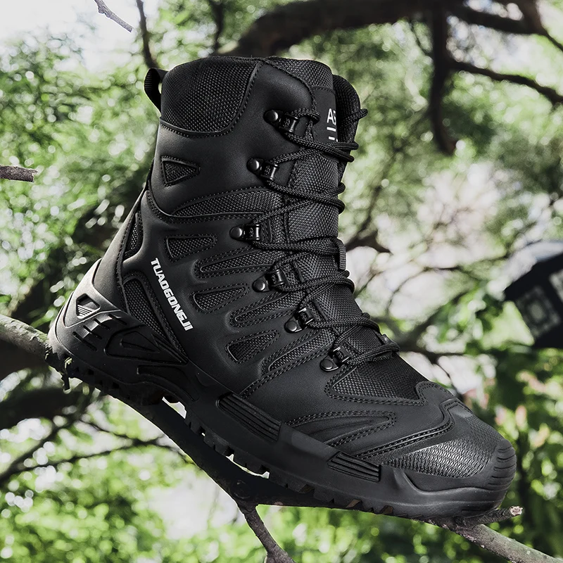 Men Shoes Boots - Men's Outdoor Hiking Tactical Boots Ankle