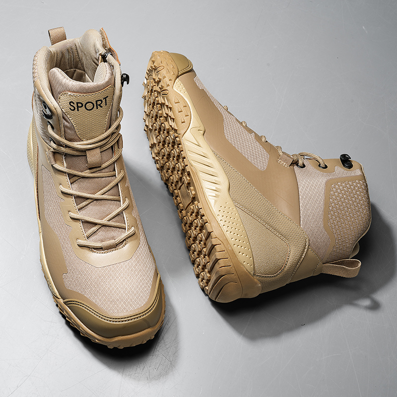 Men'S Shoes For Work - Men New Tactical Boots Outdoor Training