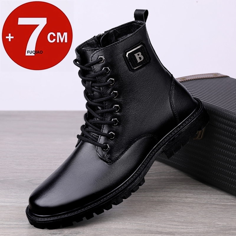 Men's Genuine Leather Elevator - огляд і ціна Men'S Shoes To Increase Height