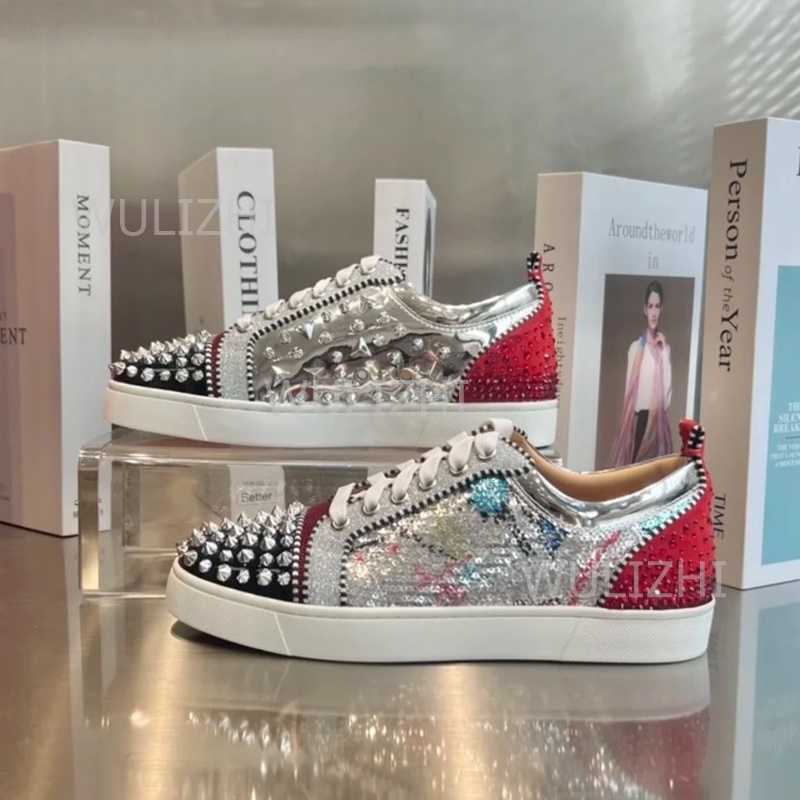 Colorful Sequins Graffiti Red  - огляд і ціна Men Shoes Red Tape