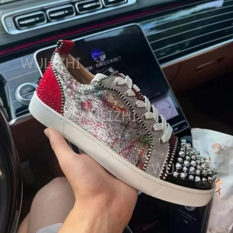 Colorful Sequins Graffiti Red  - огляд і ціна Men Shoes Red Tape