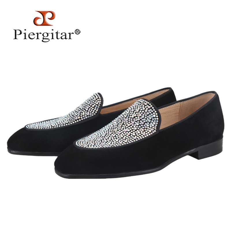 Piergitar Handmade Black Suede - огляд і ціна Men Shoes Red Bottom