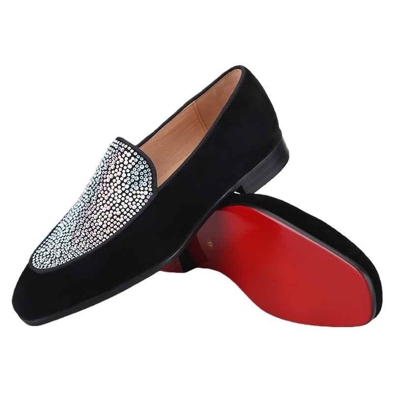 Piergitar Handmade Black Suede - огляд і ціна Men Shoes Red Bottom
