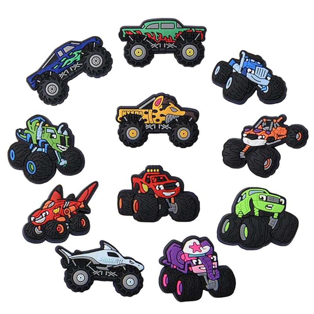 11Pcs Cars Cartoon Shoe Charms - огляд і ціна Men'S Shoes Crocs