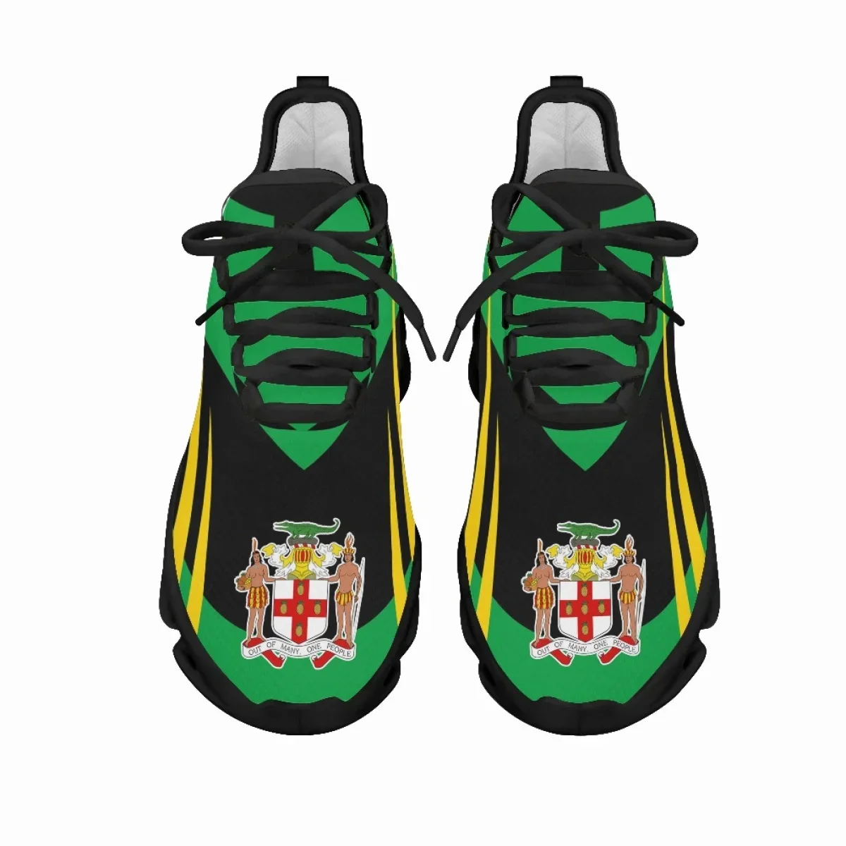 Jamaica Flag Print Shoes Men S - огляд і ціна Mesh Trainer Breathable