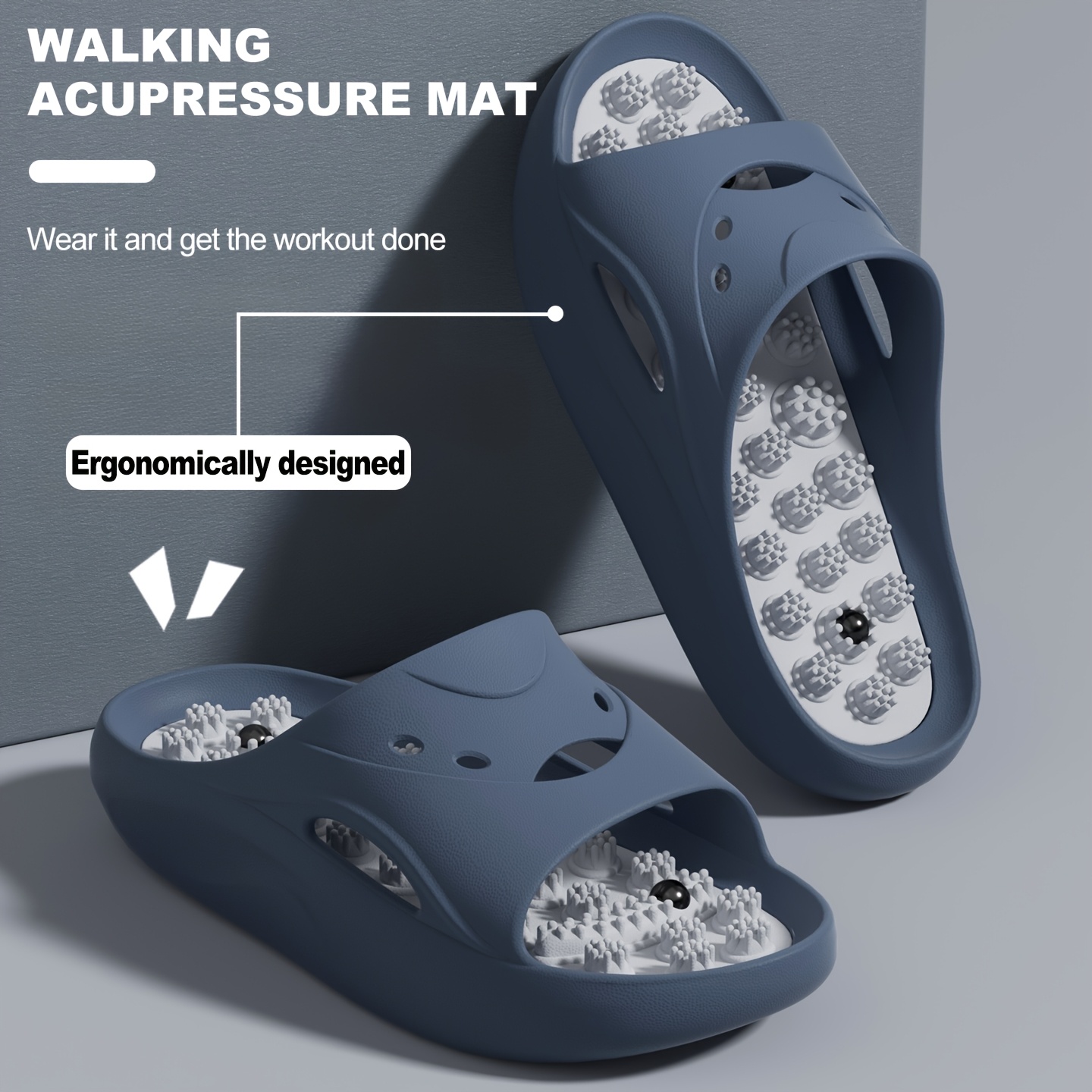 Women Men EVA Massage Slippers - огляд і ціна Flip Flop Beach Men