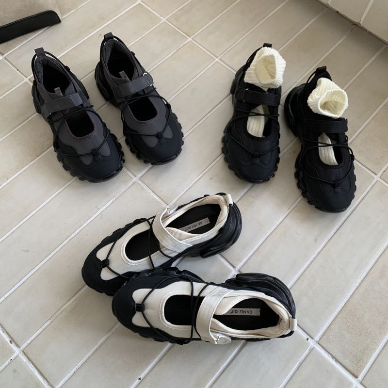 Sporty Chunky Platform Mary Ja - огляд і ціна Men'S Shoes With Velcro
