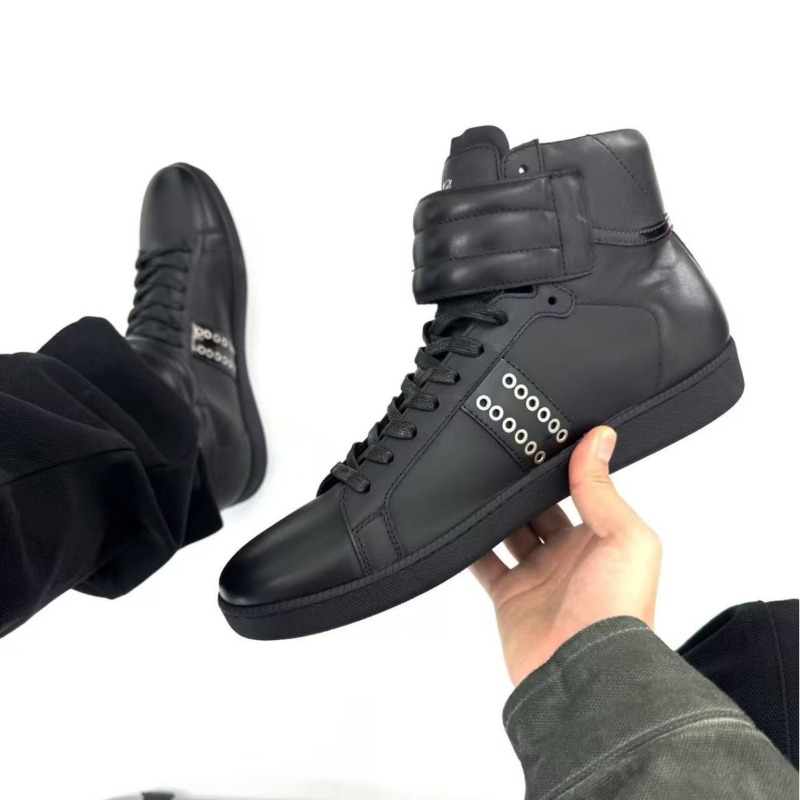 Men Genuine Leather High‑top S - огляд і ціна Men Shoes White Colour