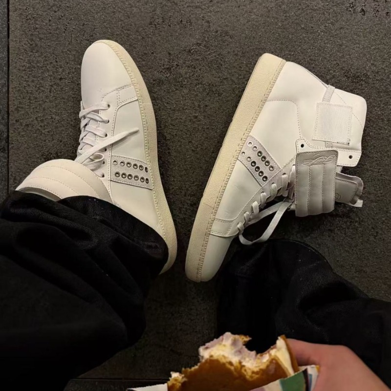 Men Genuine Leather High‑top S - огляд і ціна Men Shoes White Colour