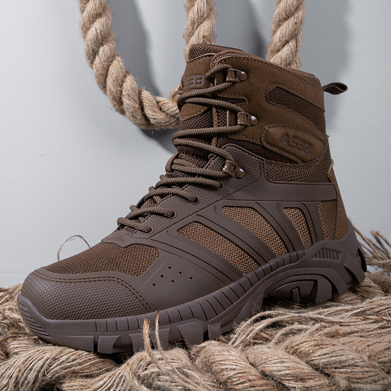 Men Tactical Boots Lace Up Des - огляд і ціна Men'S Shoes For Work