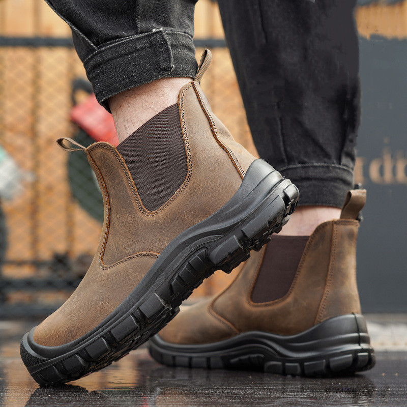 large size men's fashion steel - огляд і ціна Men'S Shoes For Work