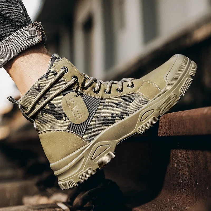 High-Top Boots for Men Autumn  - огляд і ціна Men'S Shoes For Work