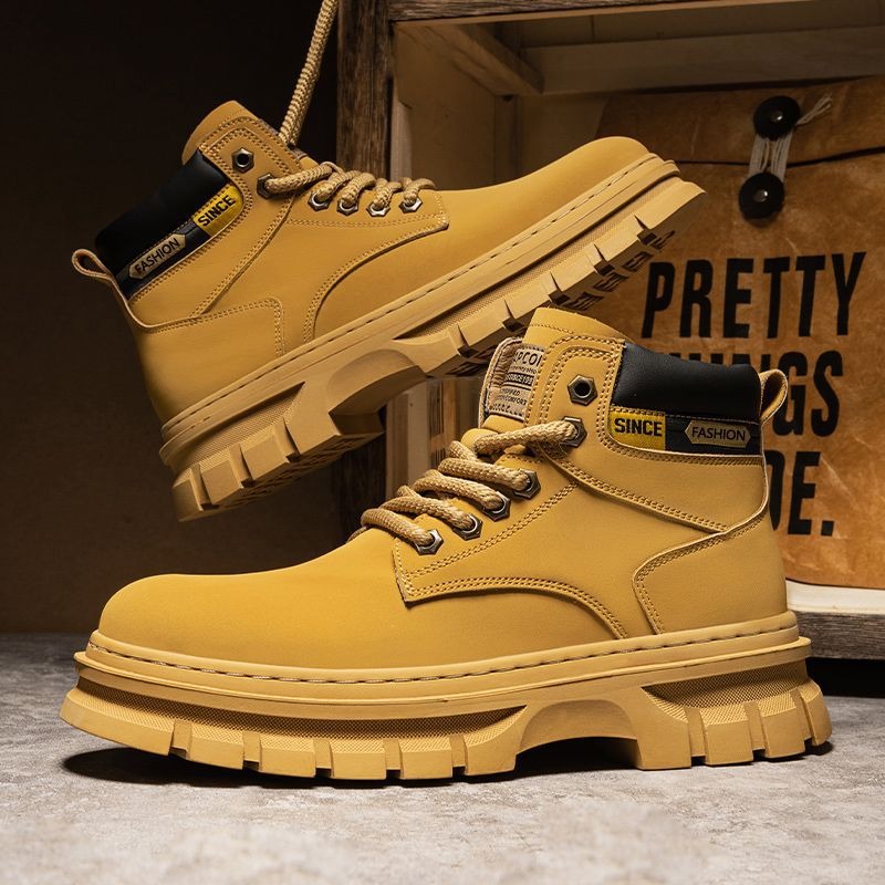 Vintage Men Platform Ankle Boo - огляд і ціна Men Shoes Boots