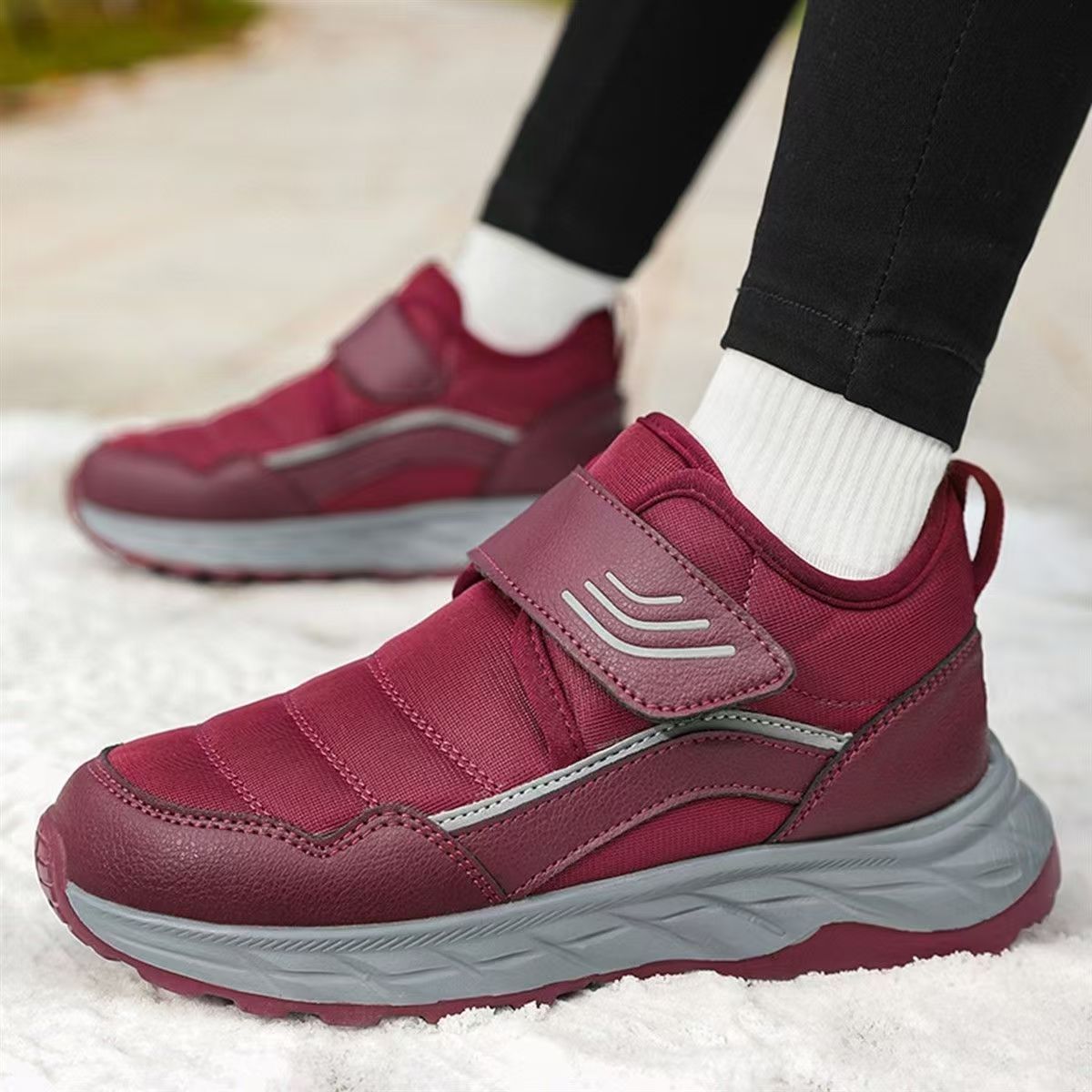 Men Winter New Big Size Velcro - огляд і ціна Men'S Shoes With Velcro