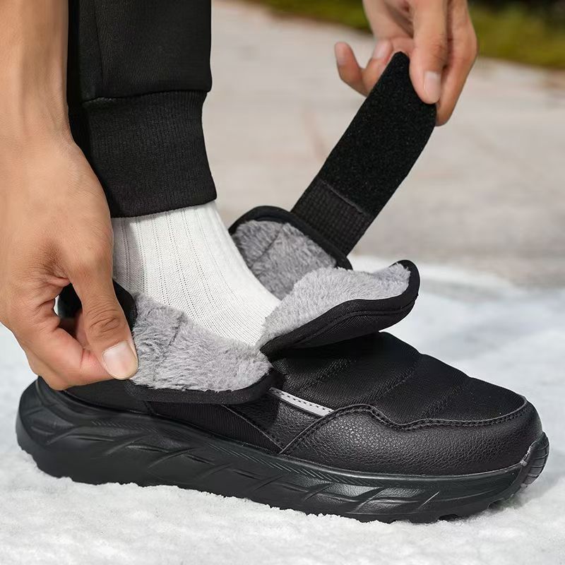 Men Winter New Big Size Velcro - огляд і ціна Men'S Shoes With Velcro
