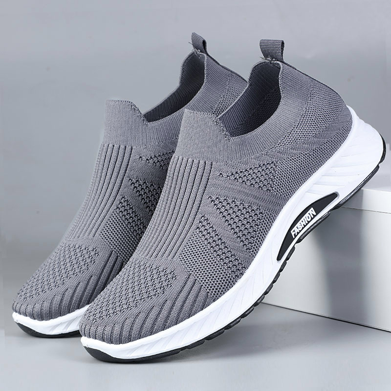 Men Breathable Knit Slip On Sh - огляд і ціна Men Shoes Marks