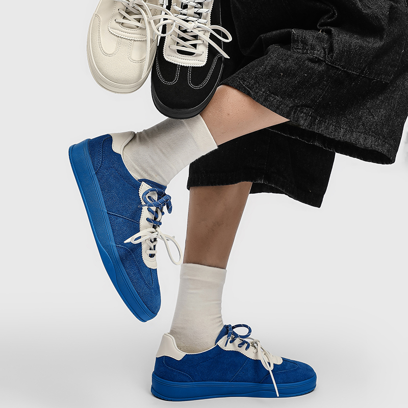 Men's Retro Patchwork Color Sn - огляд і ціна Men'S Shoes With Velcro