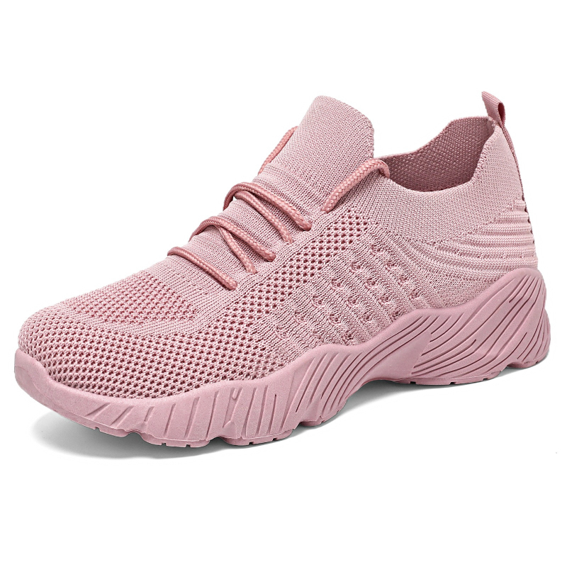 Women Solid Flying Weave Sneak - огляд і ціна Mesh Trainer Breathable