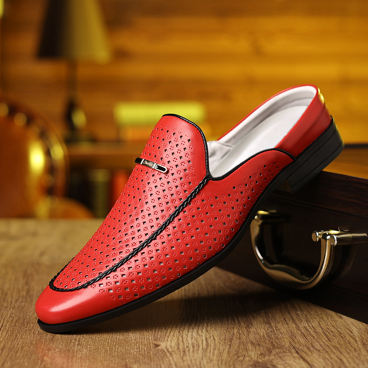 Fashion Men's Red White Yellow - огляд і ціна Men Shoes Red Tape