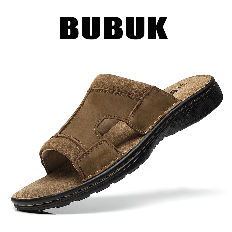 Bubuk Men's Outdoor Slip-On Le - огляд і ціна Men'S Shoes With Velcro