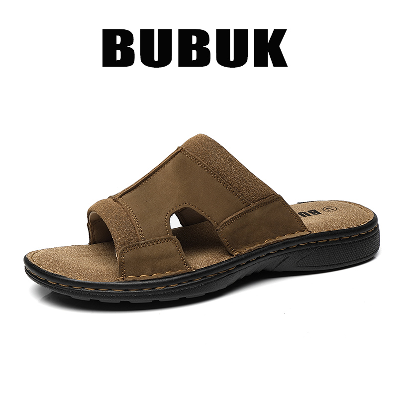 Bubuk Men's Outdoor Slip-On Le - огляд і ціна Men'S Shoes With Velcro