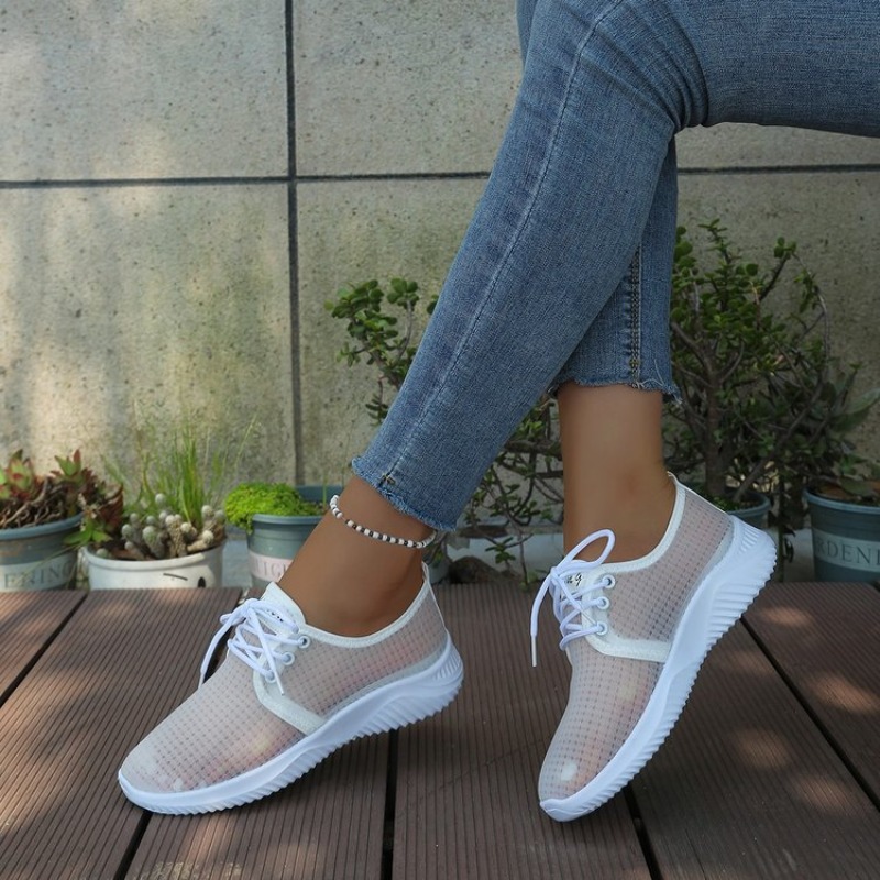 Women's Sneakers Round Toe Lac - огляд і ціна Running Shoes Lightweight