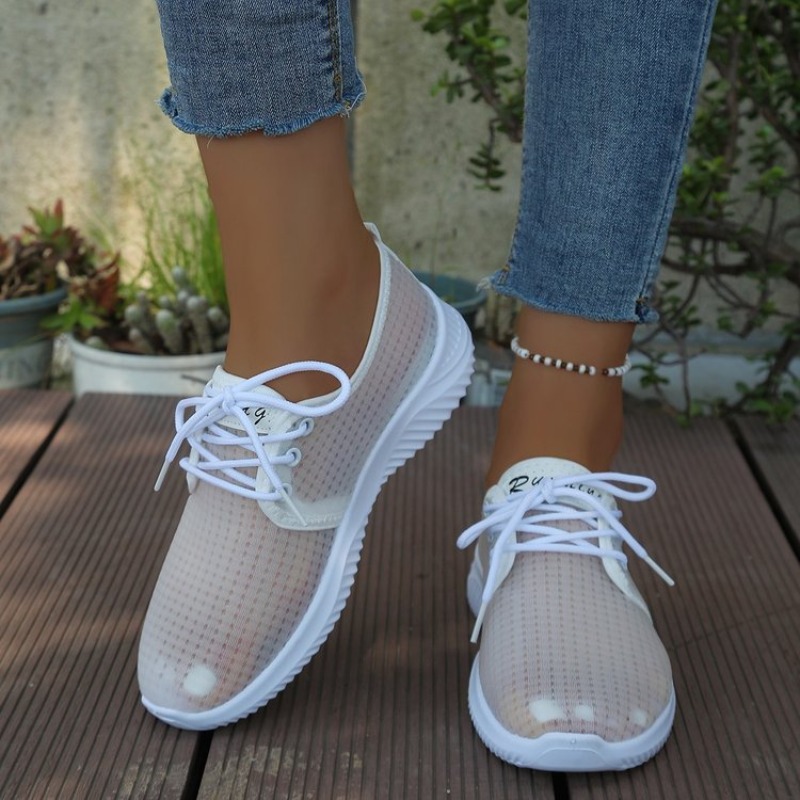 Women's Sneakers Round Toe Lac - огляд і ціна Running Shoes Lightweight