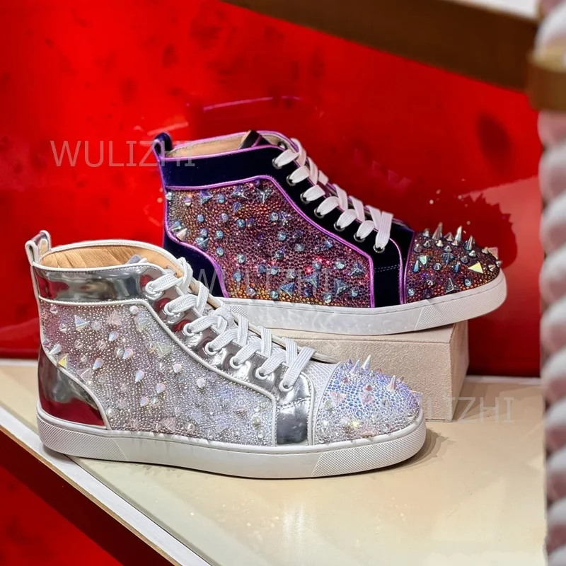 Dark Purple Crystal Rivet Men  - огляд і ціна Men Shoes Red Tape
