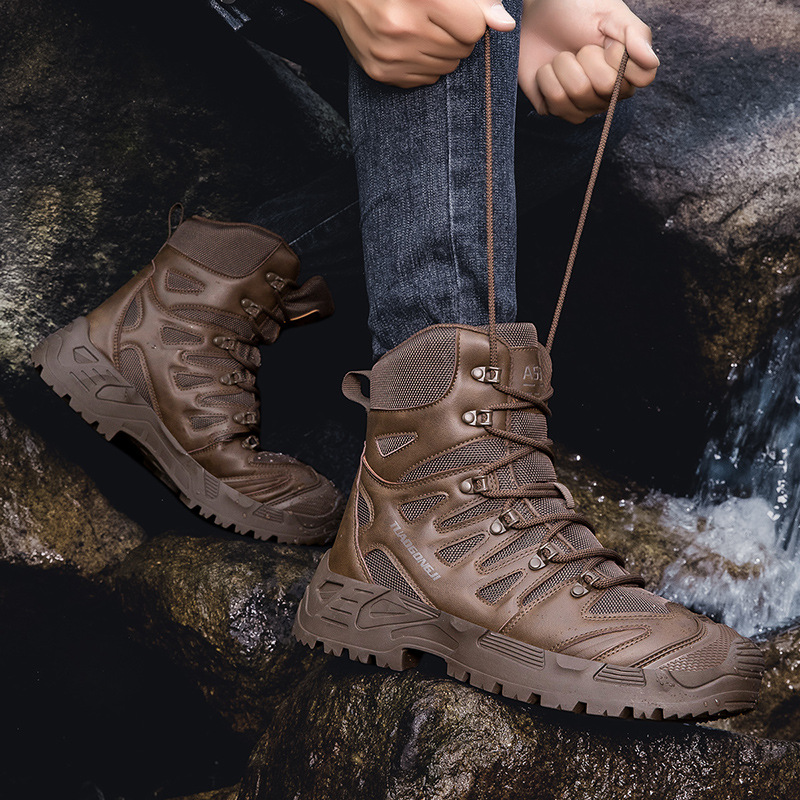 Men's Outdoor Hiking Tactical  - огляд і ціна Men Shoes Boots