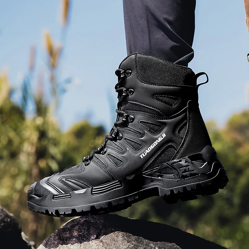 Men's Outdoor Hiking Tactical  - огляд і ціна Men Shoes Boots