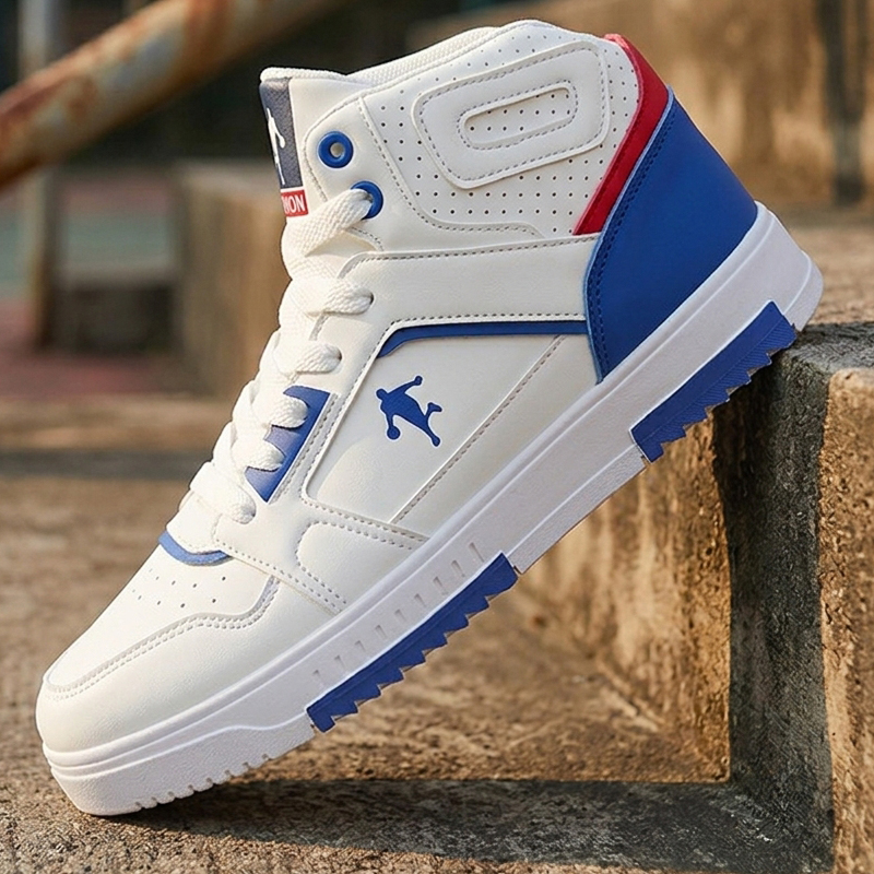 Men's White High-Top Color Blo - огляд і ціна Men Shoes White Colour