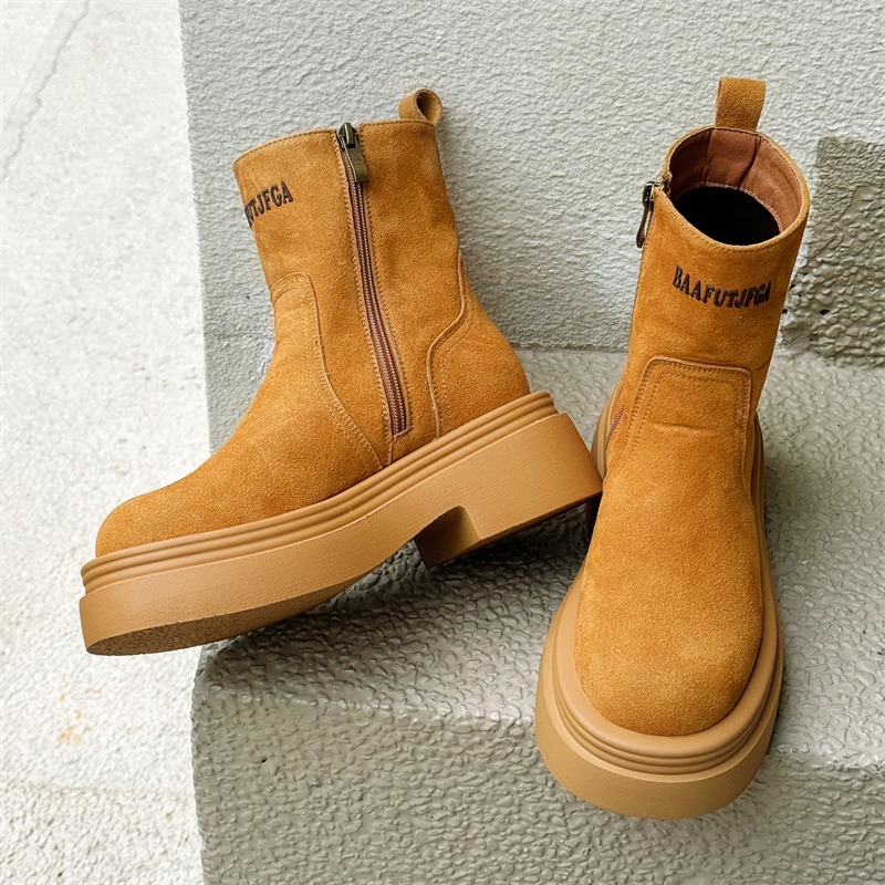 Winter Europe America Retro Th - огляд і ціна Men'S Shoes To Increase Height