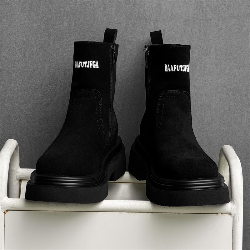 Winter Europe America Retro Th - огляд і ціна Men'S Shoes To Increase Height