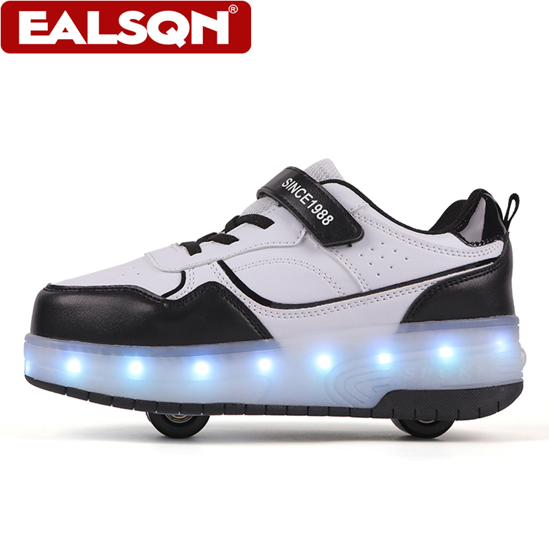 New Children's LED Light Up Ro - огляд і ціна Men'S Shoes With Velcro