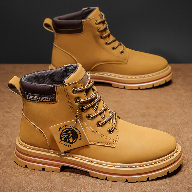 Autumn and Winter Retro Short  - огляд і ціна Men'S Shoes To Increase Height