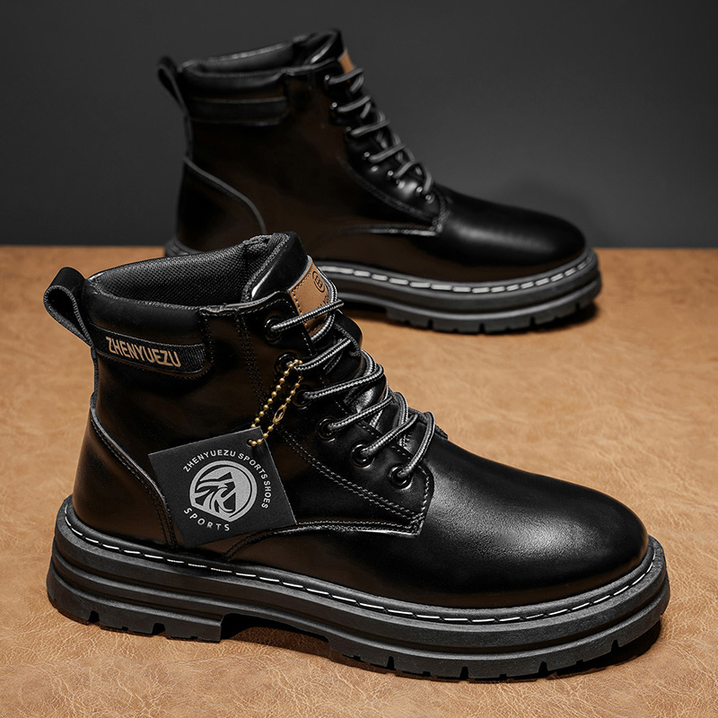 Autumn and Winter Retro Short  - огляд і ціна Men'S Shoes To Increase Height