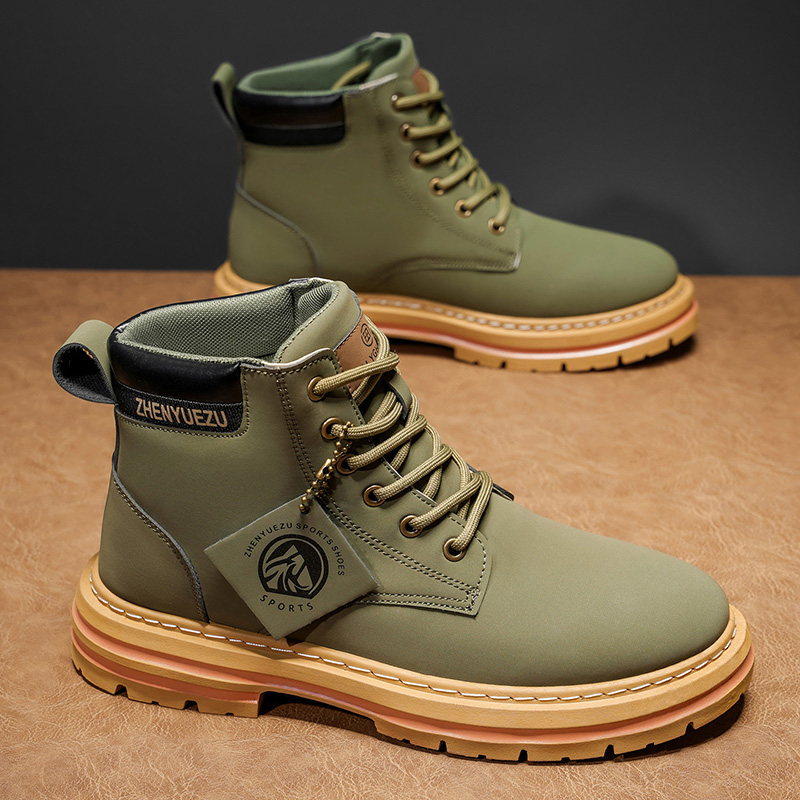 Autumn and Winter Retro Short  - огляд і ціна Men'S Shoes To Increase Height