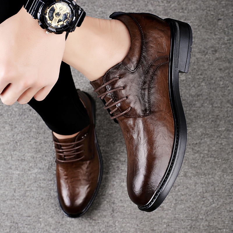 Leather Casual Elevator Shoes  - огляд і ціна Men Shoes Marks