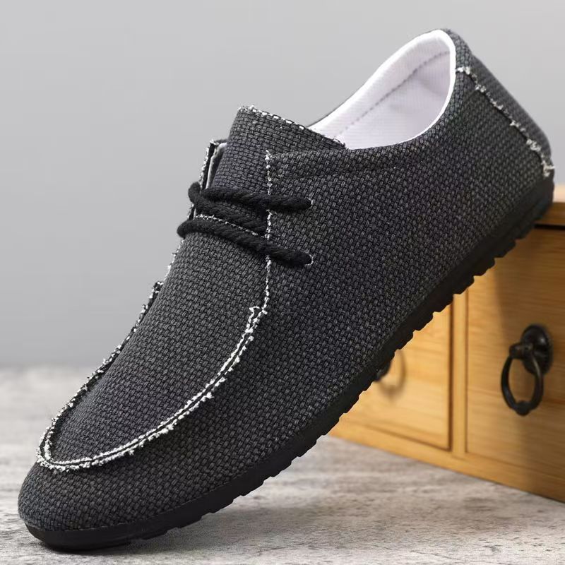 Men Big Size Lace Up Canvas Sh - огляд і ціна Men'S Shoes For Work