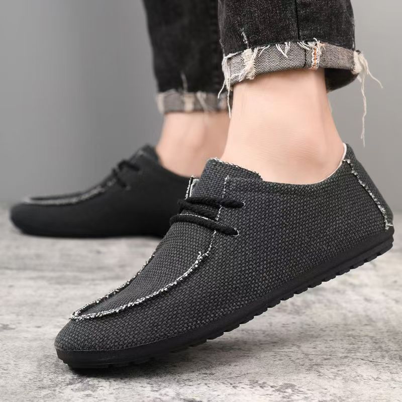 Men Big Size Lace Up Canvas Sh - огляд і ціна Men'S Shoes For Work